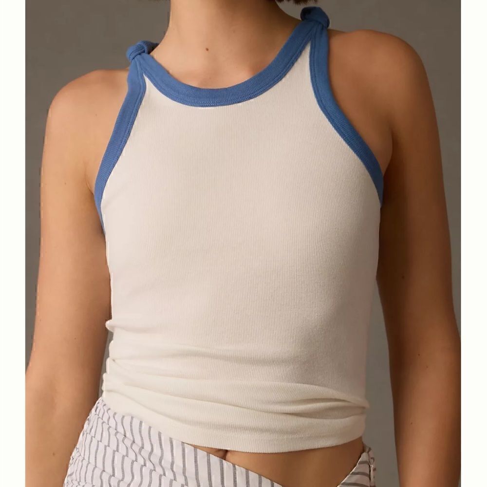 Anthropologie Pilcro Shoulder-Knot Tank, Extra Large